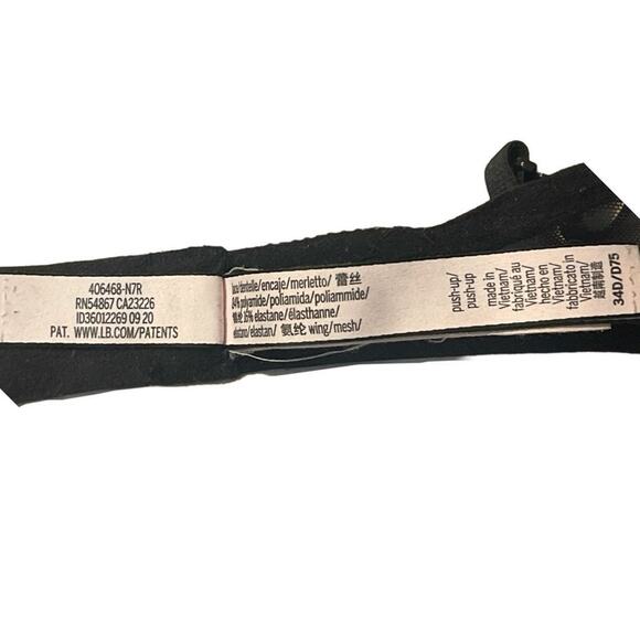 34D Victoria’s Secret Dream Angels Black Lace Push Up Bra - Picture 5 of 7